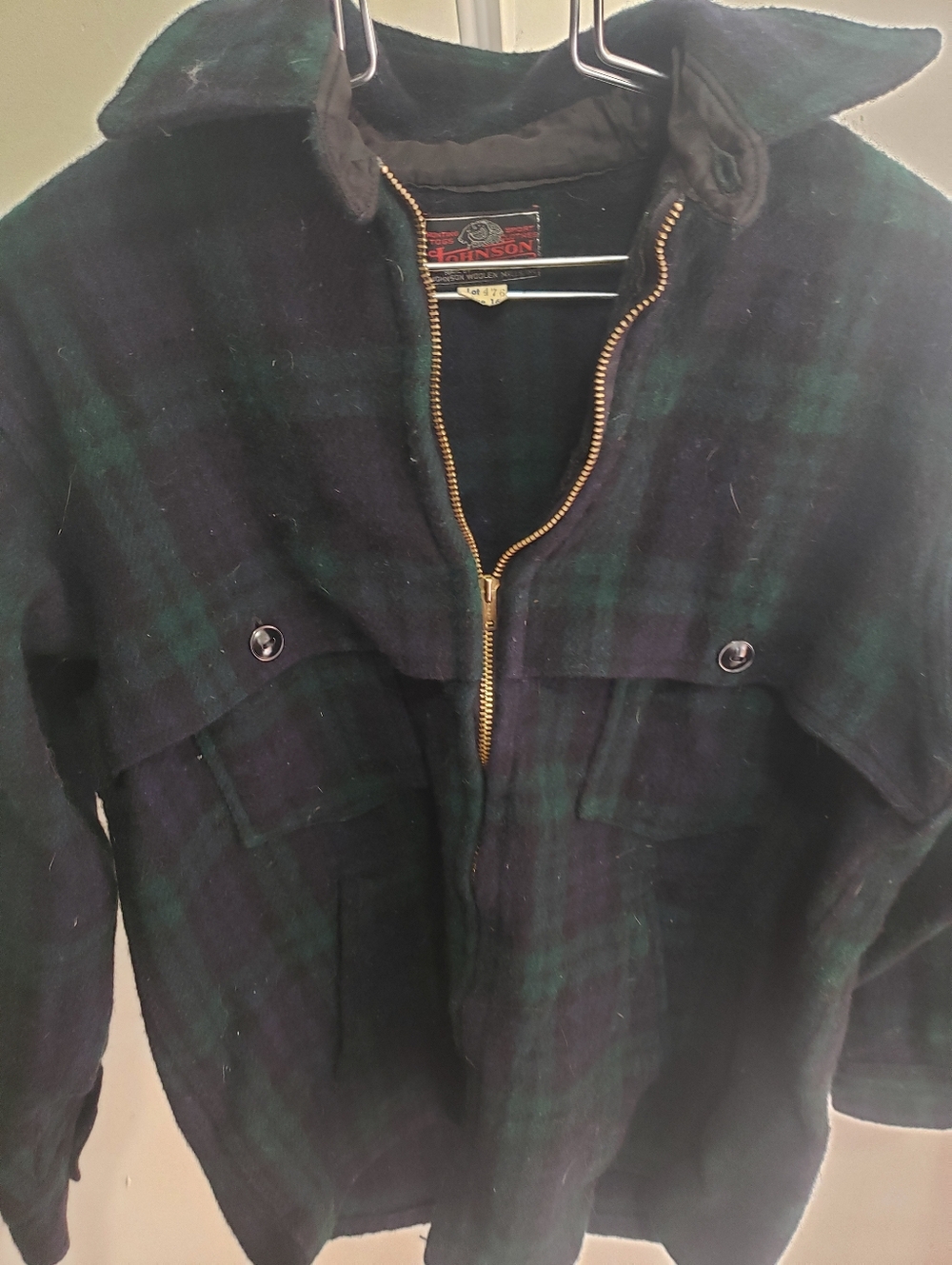 Johnson Woolen Mills Wool Coat Size 16 - Picture 4 of 7